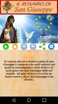 Il Rosario di San Giuseppe android App screenshot 1